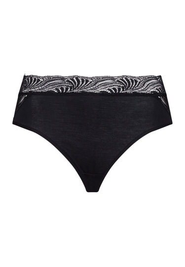 71835 Cotton Delight Hi Cut Brief - 019 Black